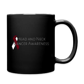 Monat Der Aufklärung Über Kopf- Und Halskrebs - Tasse einfarbig - Schwarz - Rechts