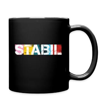 Stabil - Tasse einfarbig - Schwarz - Rechts