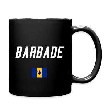 barbade - Mug uni - noir - Droite