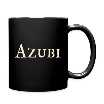 Azubi - Tasse einfarbig - Schwarz - Rechts
