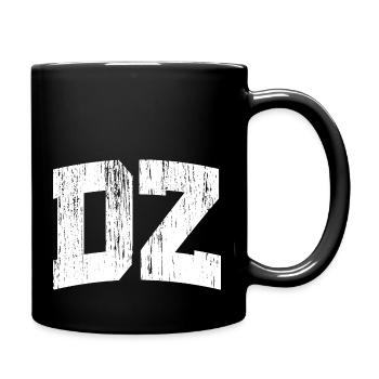 DZ vintage style - Mug uni - noir - Droite