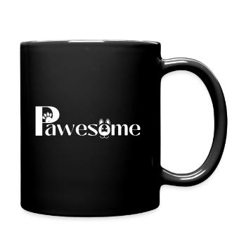 (P)awesome 🐶 - Tasse einfarbig - Schwarz - Rechts