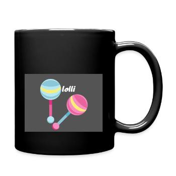 Lolli - Tasse einfarbig - Schwarz - Rechts