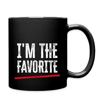 I'm The Favorite - Funny Gift - Full Colour Mug - black - Right