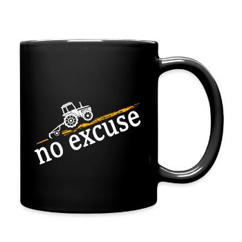 Tracteur, Conducteur De Tracteur, Temps De Récolte, Agriculteur - Mug uni - noir - Droite