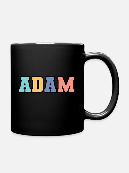 Nom - Adam - Mug uni - noir