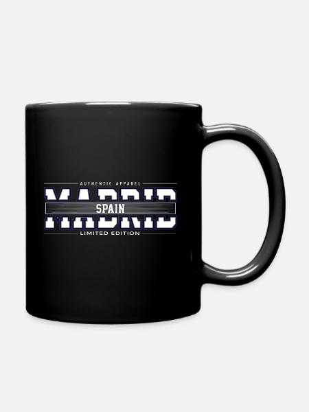 Madrid - Full Colour Mug - black