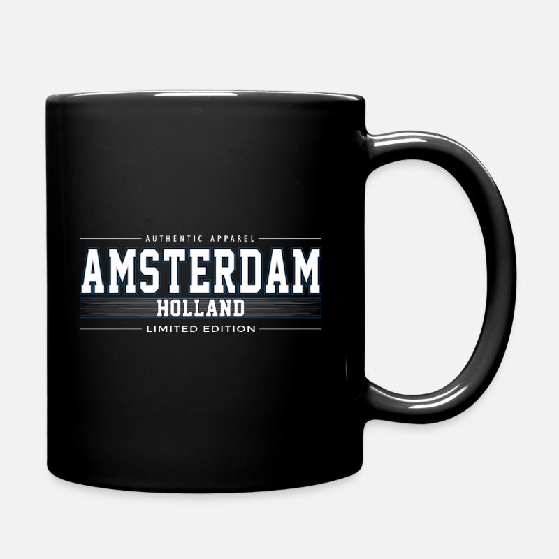 Amsterdam - Mug uni - noir