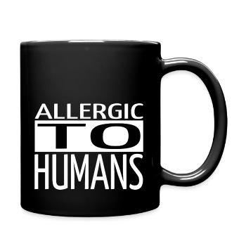 Sayings Alien Lover 51 Jokes Quote Animal Aliens - Full Colour Mug - black - Right