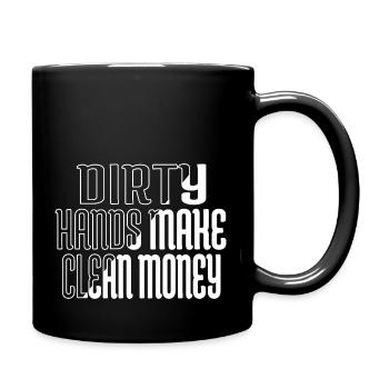 baseballsweatshirt birthday present auto mechanic - Tasse einfarbig - Schwarz - Rechts
