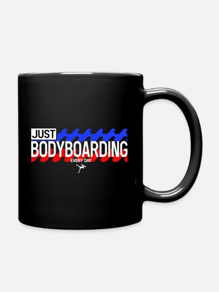 bodyboard everyday - Mug uni - noir