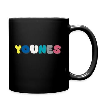Name - Younes - Full Colour Mug - black - Right