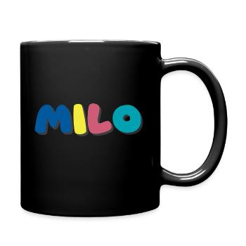 Nom - Milo - Mug uni - noir - Droite