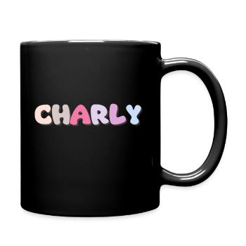 Name - Charly - Full Colour Mug - black - Right