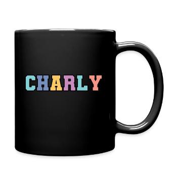 Name - Charly - Full Colour Mug - black - Right