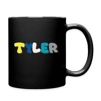Name - Tyler - Full Colour Mug - black - Right