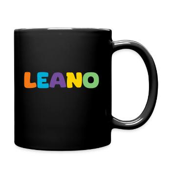Nom - Leano - Mug uni - noir - Droite