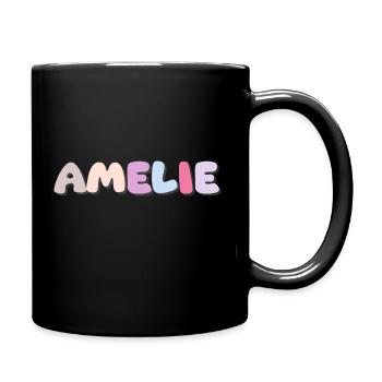 Name - Amelie - Full Colour Mug - black - Right