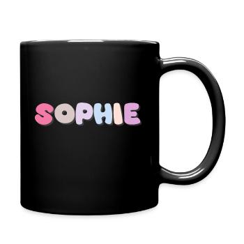 Name - Sophie - Full Colour Mug - black - Right