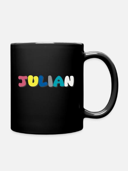 Naam - Julian - Mok uni - zwart