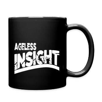 mind power sayings statement happy quote awesome - Full Colour Mug - black - Right