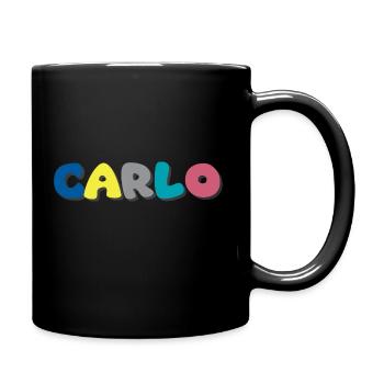 Name - Carlo - Full Colour Mug - black - Right