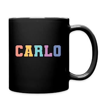 Name - Carlo - Full Colour Mug - black - Right