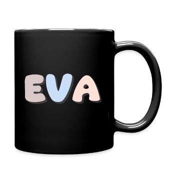 Name - Eva - Full Colour Mug - black - Right