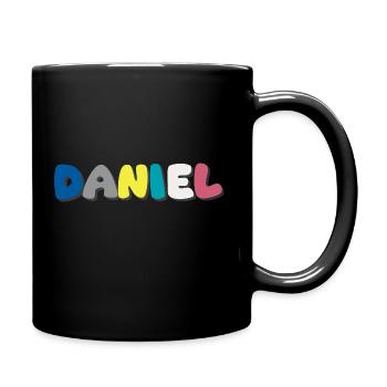Nom - Daniel - Mug uni - noir - Droite