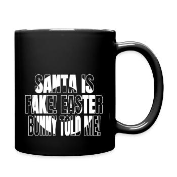 gift ideas joke funny sayings christmas spirit - Mug uni - noir - Droite