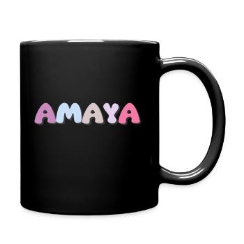 Name - Amaya - Tasse einfarbig - Schwarz - Rechts