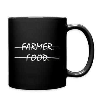 Farmer Farmer Organic Farm Harvest Time - Full Colour Mug - black - Right