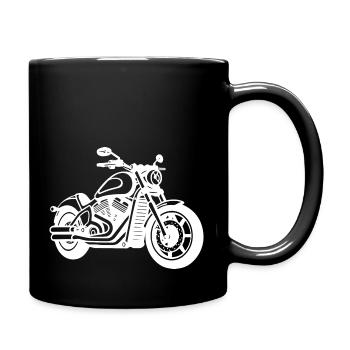 Motorcycle Biker - Full Colour Mug - black - Right