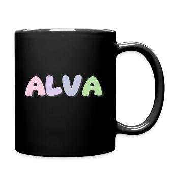 Name - Alva - Full Colour Mug - black - Right