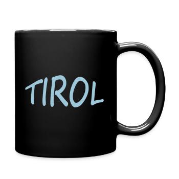 TIROL - Tasse einfarbig - Schwarz - Rechts