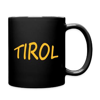 TIROL - Tasse einfarbig - Schwarz - Rechts