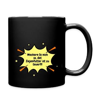 Berlin Meckern Se nich so! - Tasse einfarbig - Schwarz - Rechts