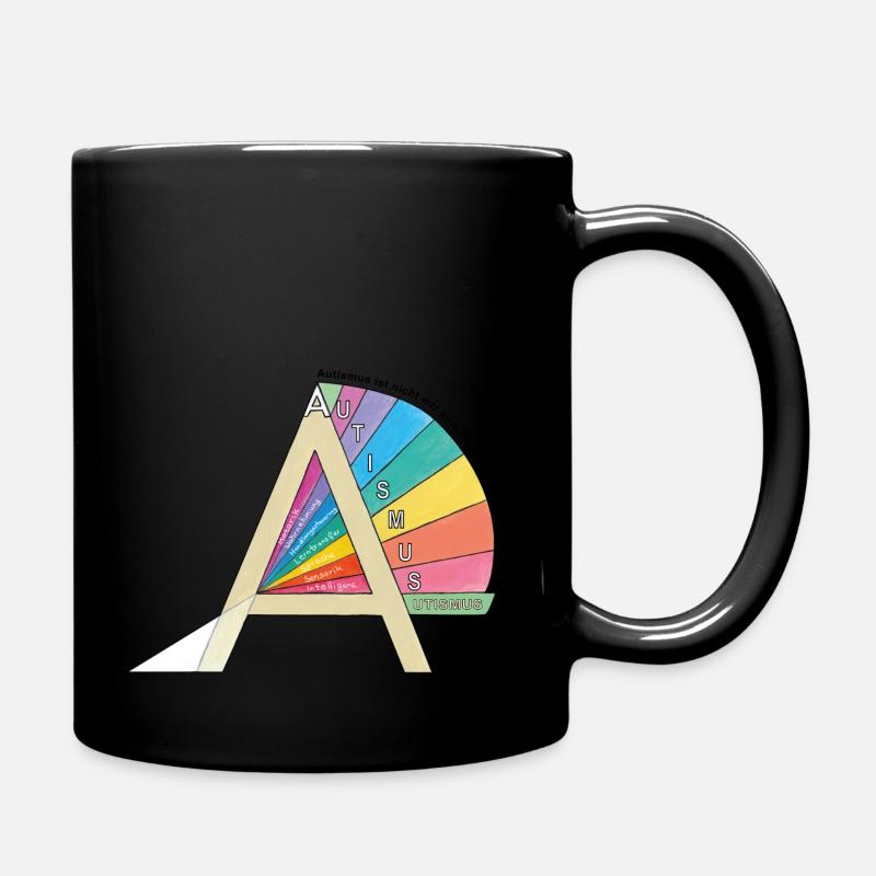 Autismus ist nicht nur eine Farbe! - Tasse einfarbig - Schwarz