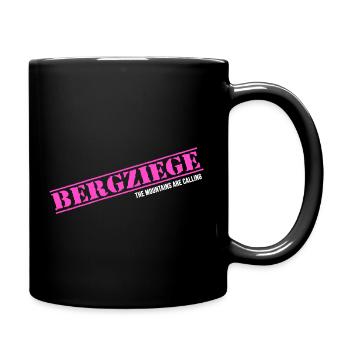 Mountain hiking Climbing Alpine mountain goat climbing - Full Colour Mug - black - Right