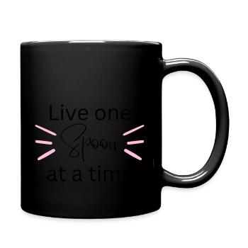 One at a time - Full Colour Mug - black - Right
