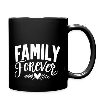 Family Forever - Full Colour Mug - black - Right