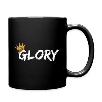 Glory Krone - Tasse einfarbig - Schwarz - Rechts