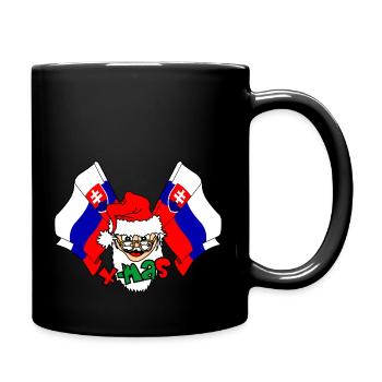 X mas Santa Claus Slovakia - Full Colour Mug - black - Right
