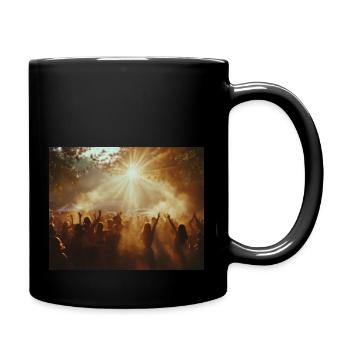 Festival sunrise - Full Colour Mug - black - Right
