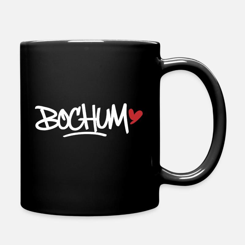 Bochum Graffiti Tag - Tasse einfarbig - Schwarz