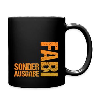 Fabien - Mug uni - noir - Droite