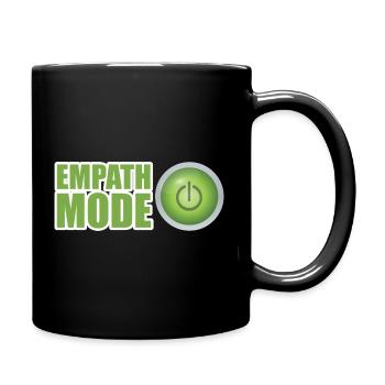 Empath Mode Grünes Design der Ein-/Aus-Taste - Tasse einfarbig - Schwarz - Rechts