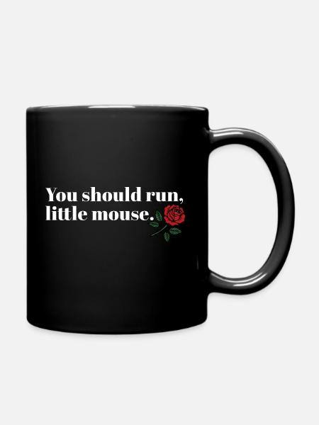 Run Baby Run – Dark Booktok Design - Tasse einfarbig - Schwarz