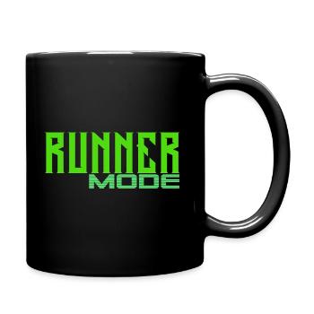Coureur - Mug uni - noir - Droite