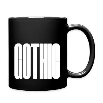 Gothic Musik Geschenk - Tasse einfarbig - Schwarz - Rechts
